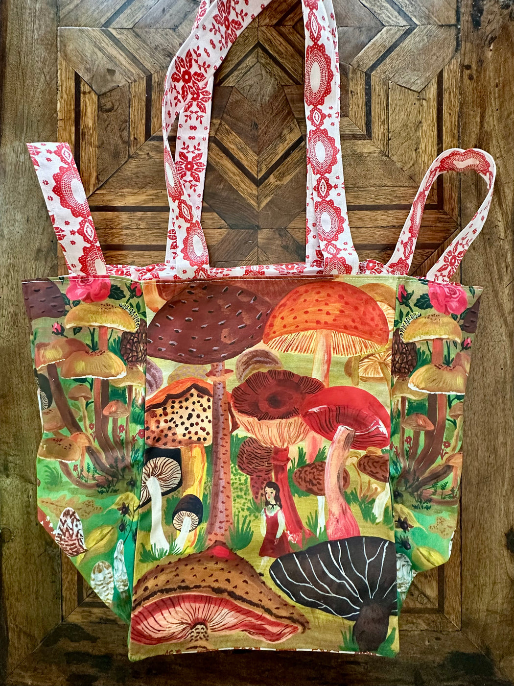 Nathalie Lete "Mushroom Forest" Large Market Tote