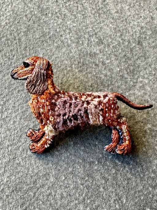 "Dachshund" Brooch by Trovelore