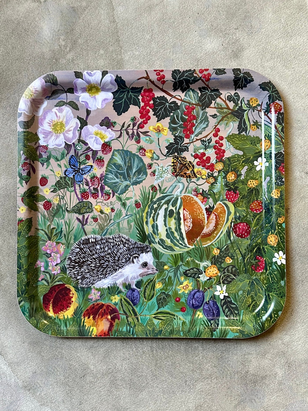 Nathalie Lete "Garden Friend" Birchwood Tray