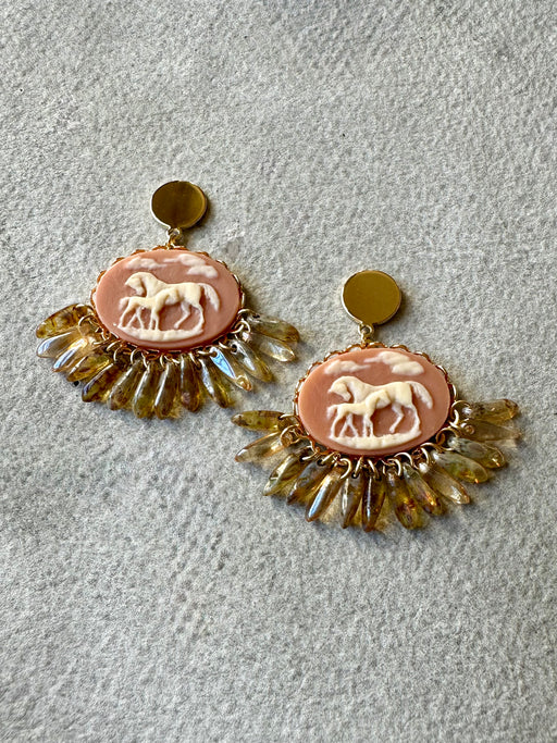 "Horse" Earrings by Sandrine France