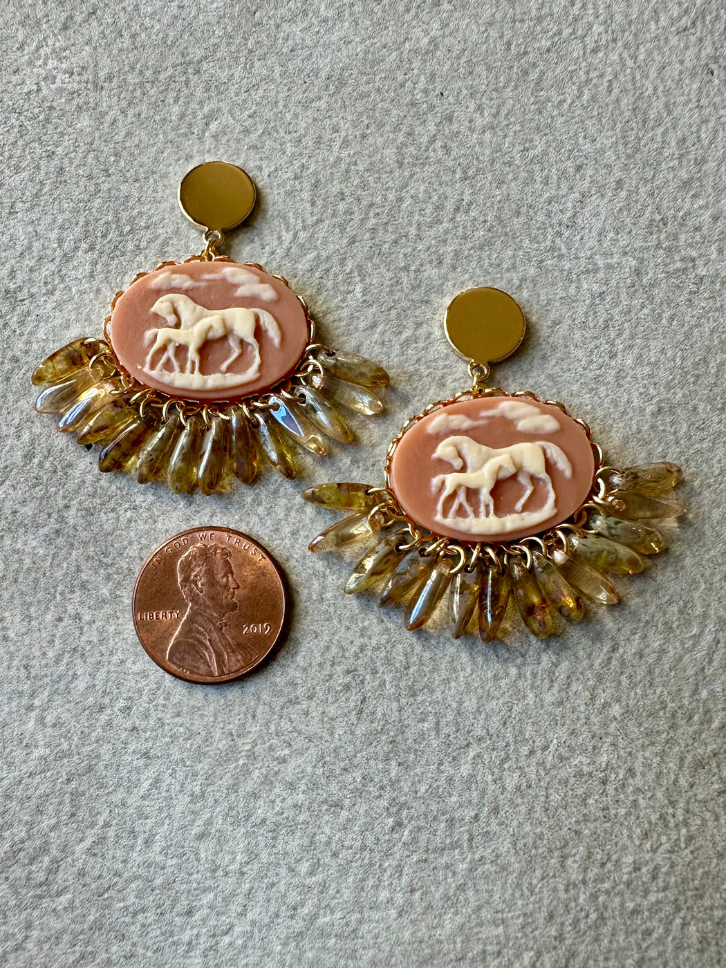 "Horse" Earrings by Sandrine France