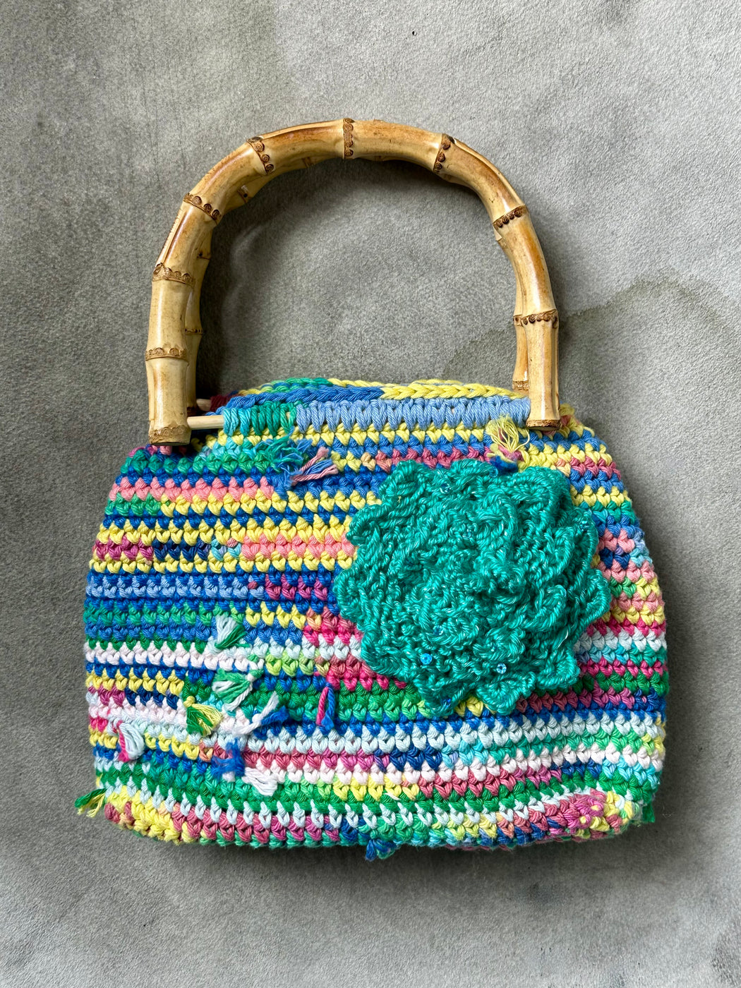 "Flower" Hand-Crocheted Purse by Albo