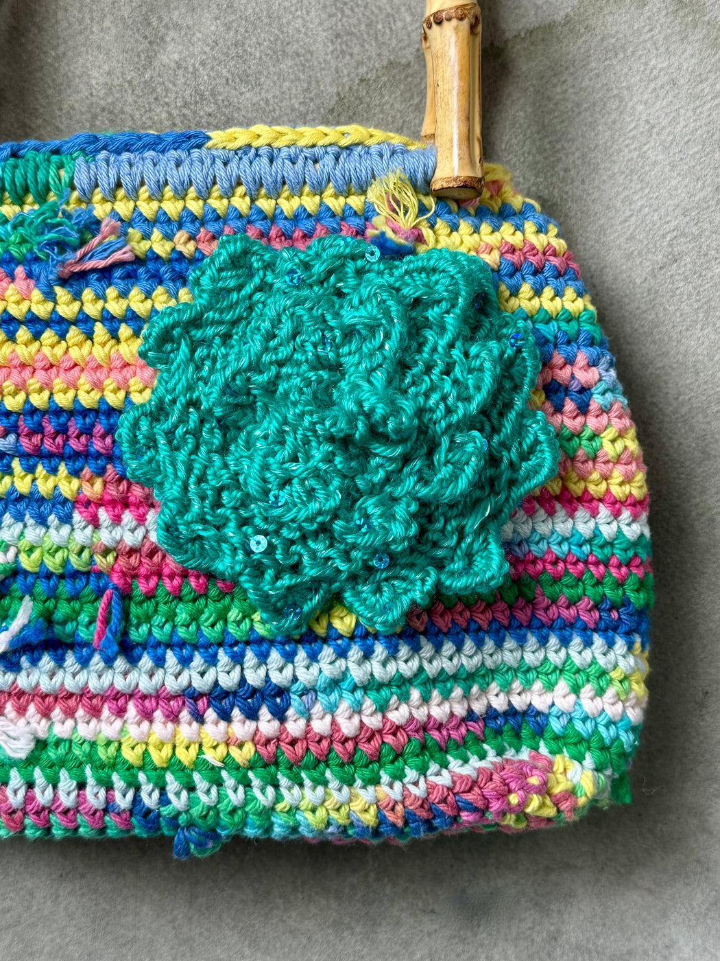 "Flower" Hand-Crocheted Purse by Albo