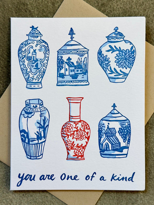 "One of a Kind" Letterpress Card