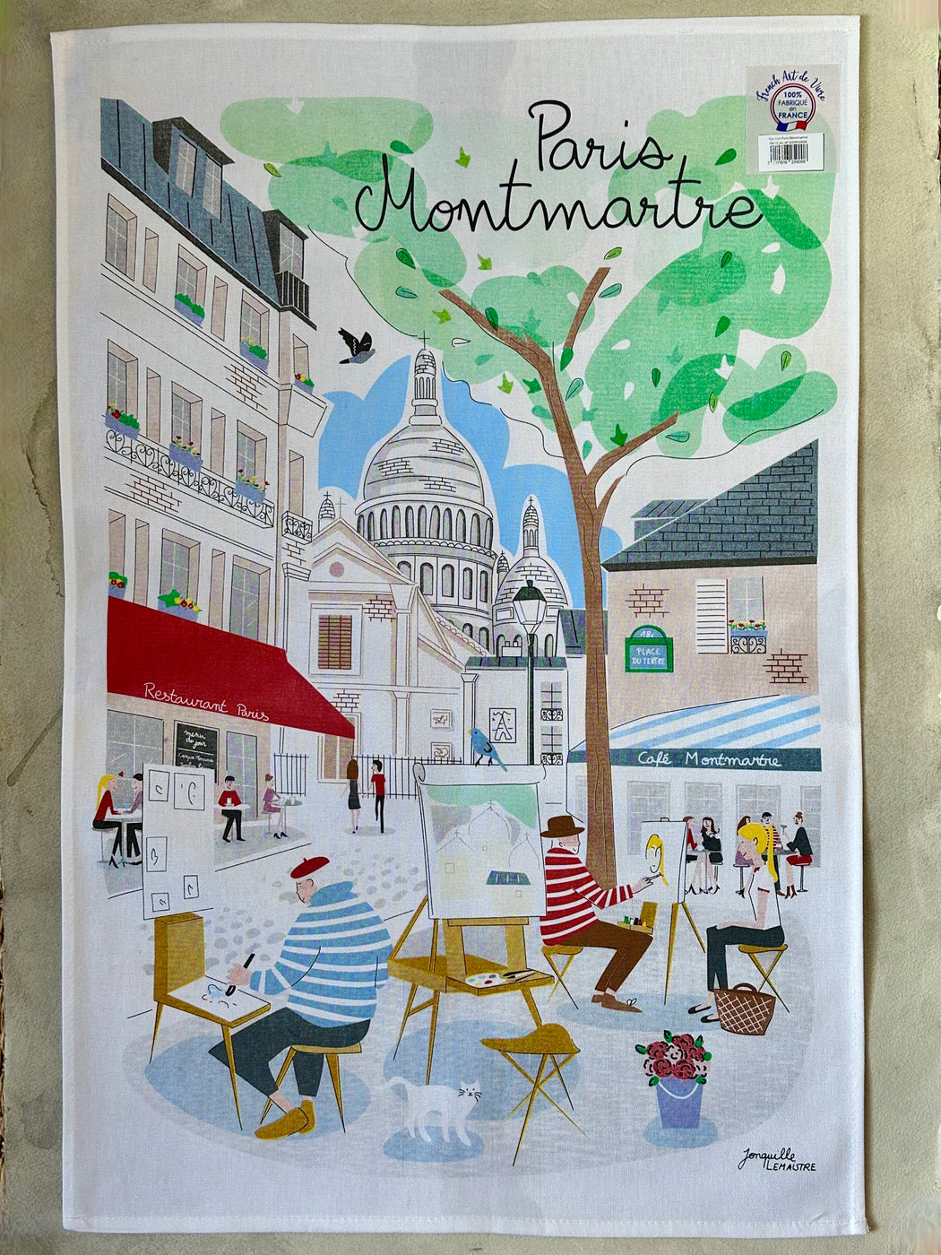 "Montmartre" Tea Towel