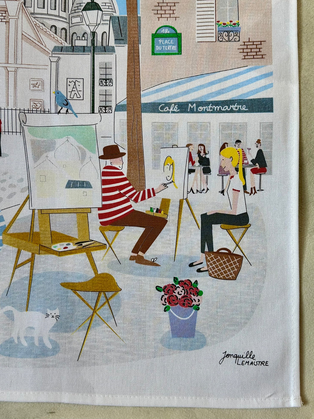 "Montmartre" Tea Towel