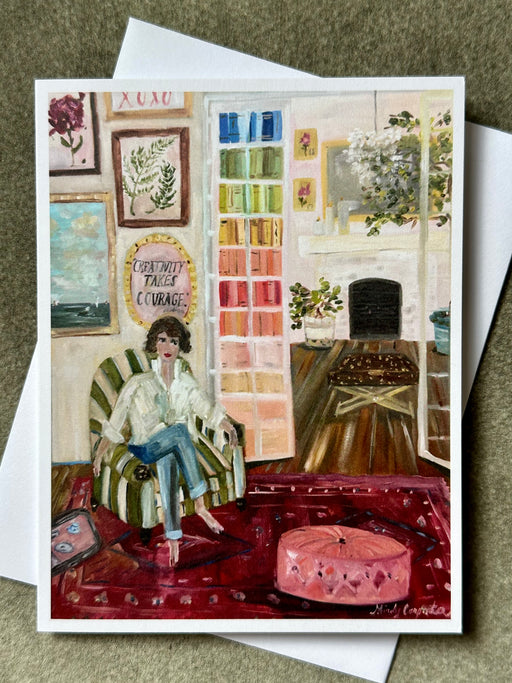 "Creativity Takes Courage" Card by Mindy Carpenter