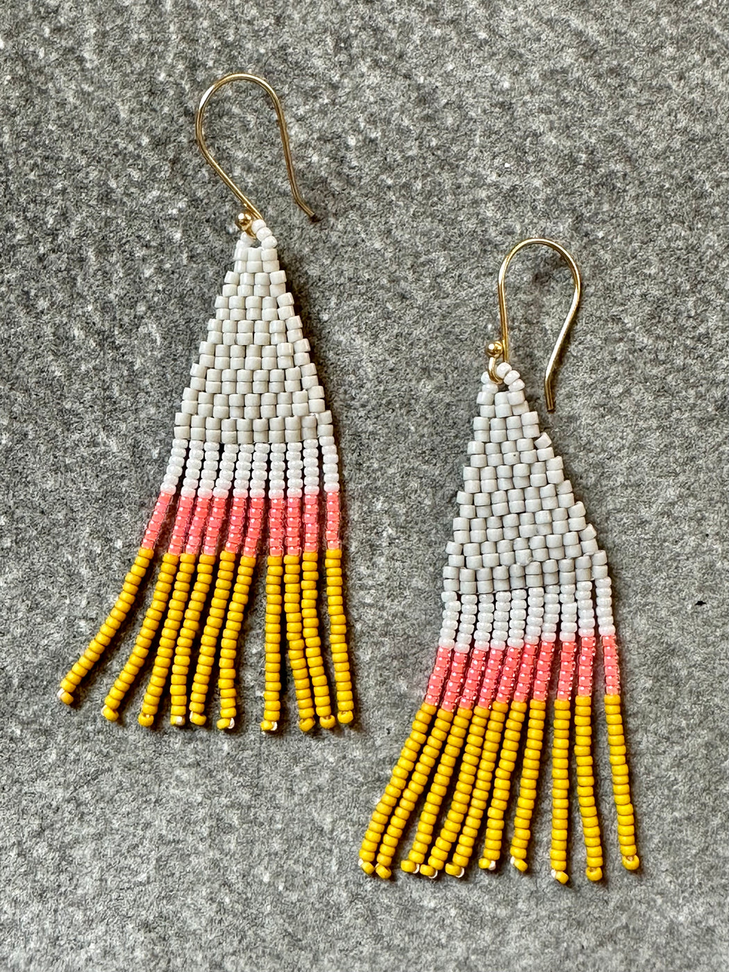 "Franjette" Earrings by Bluma Project - Blush