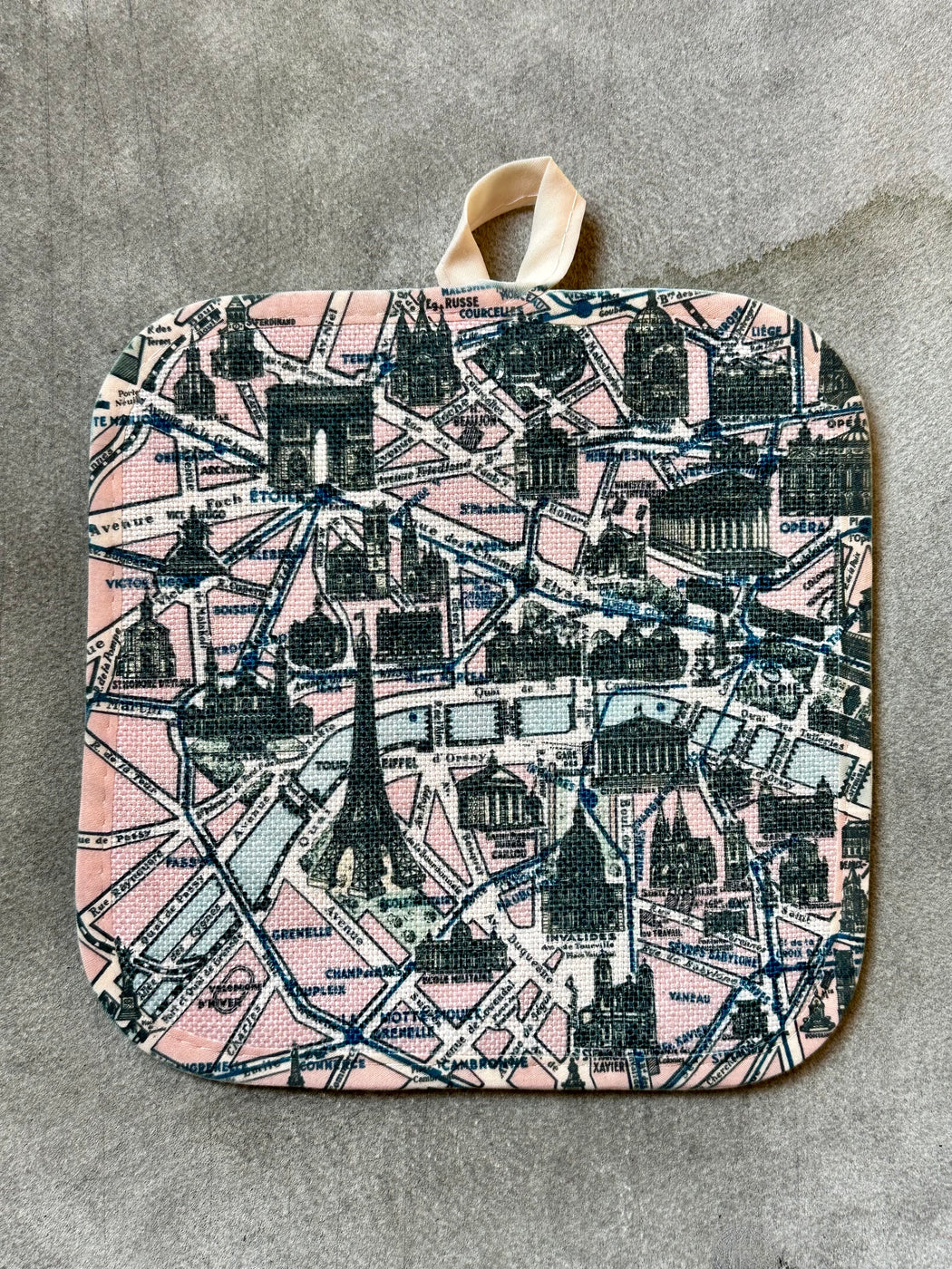 "Paris Landmarks" Potholder