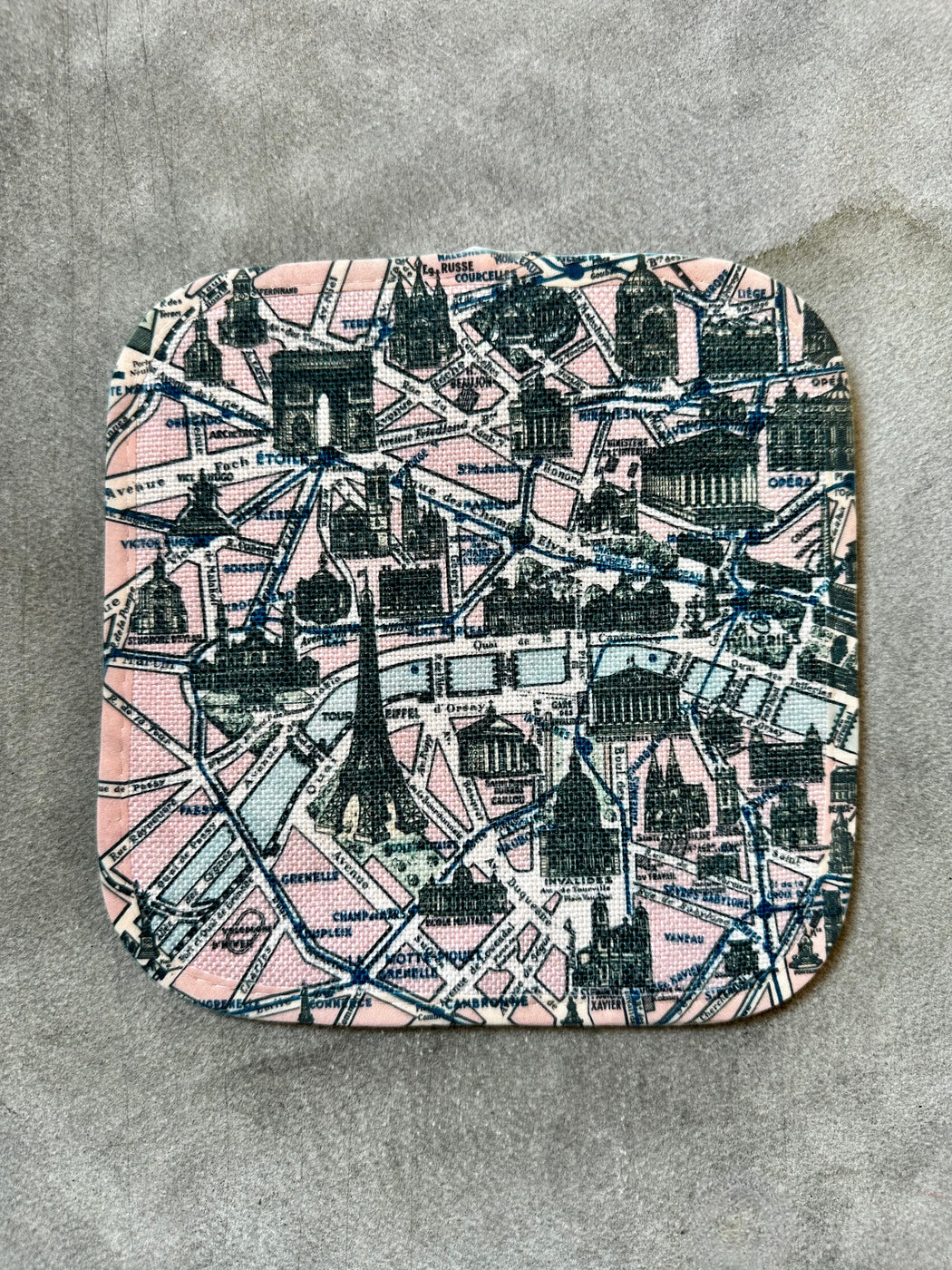 "Paris Landmarks" Potholder