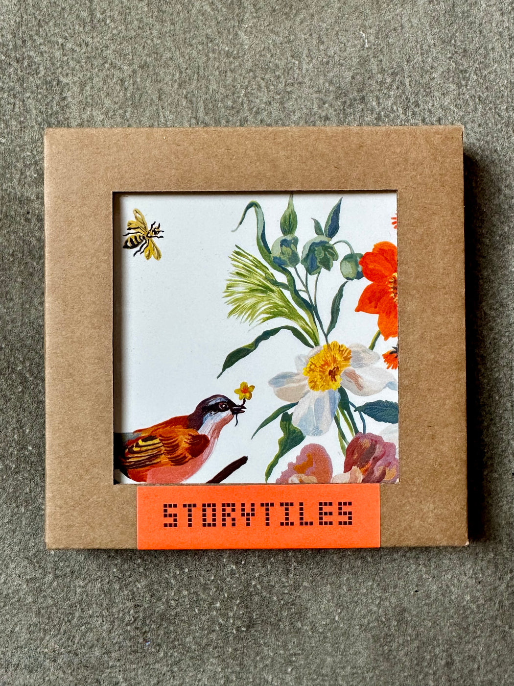 "Birds and Bees" Story Tile by Nathalie Lete