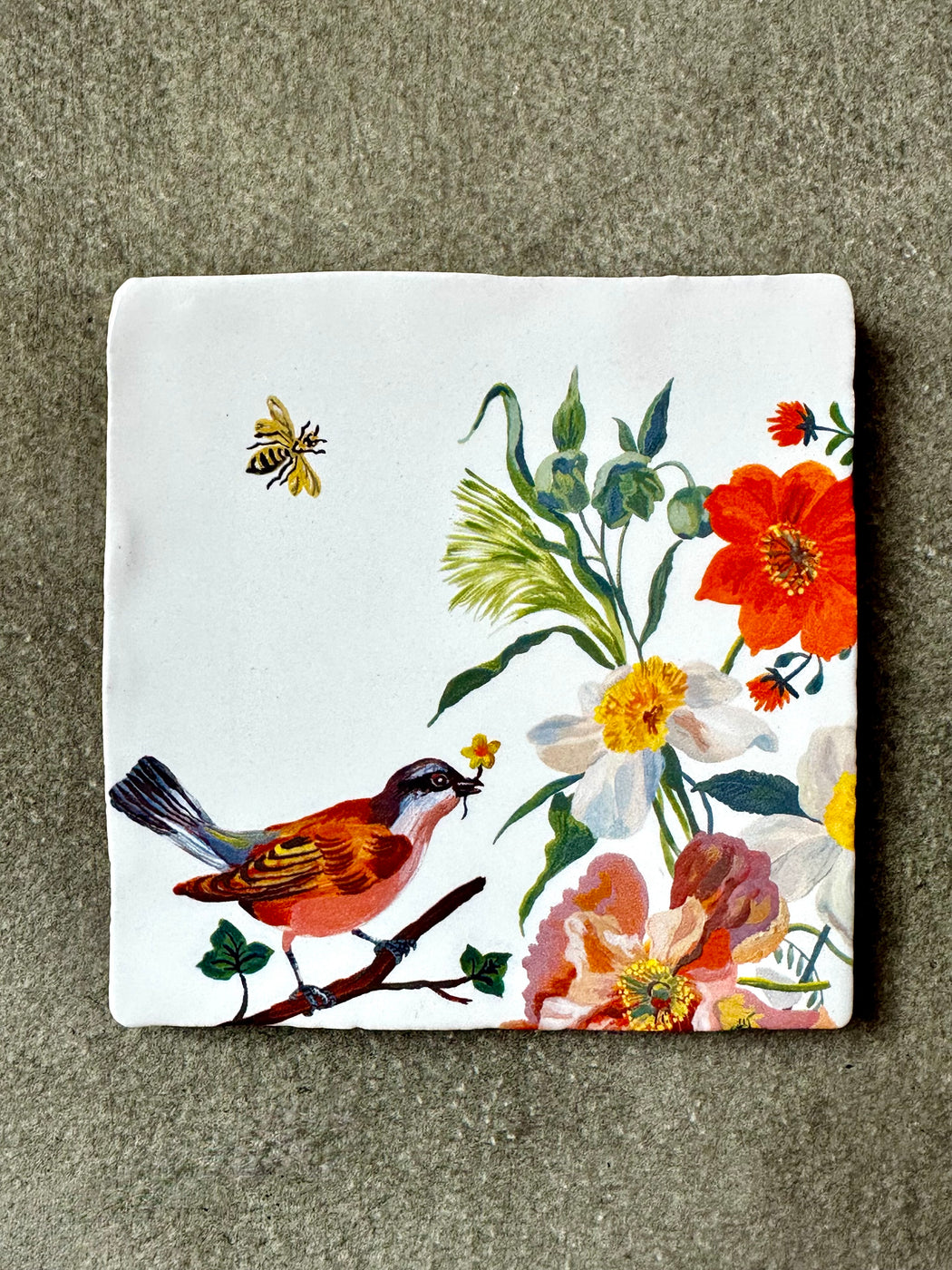 "Birds and Bees" Story Tile by Nathalie Lete