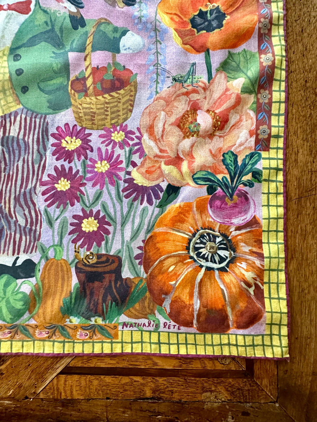Nathalie Lete "Gentleman Gardener" Cotton Scarf