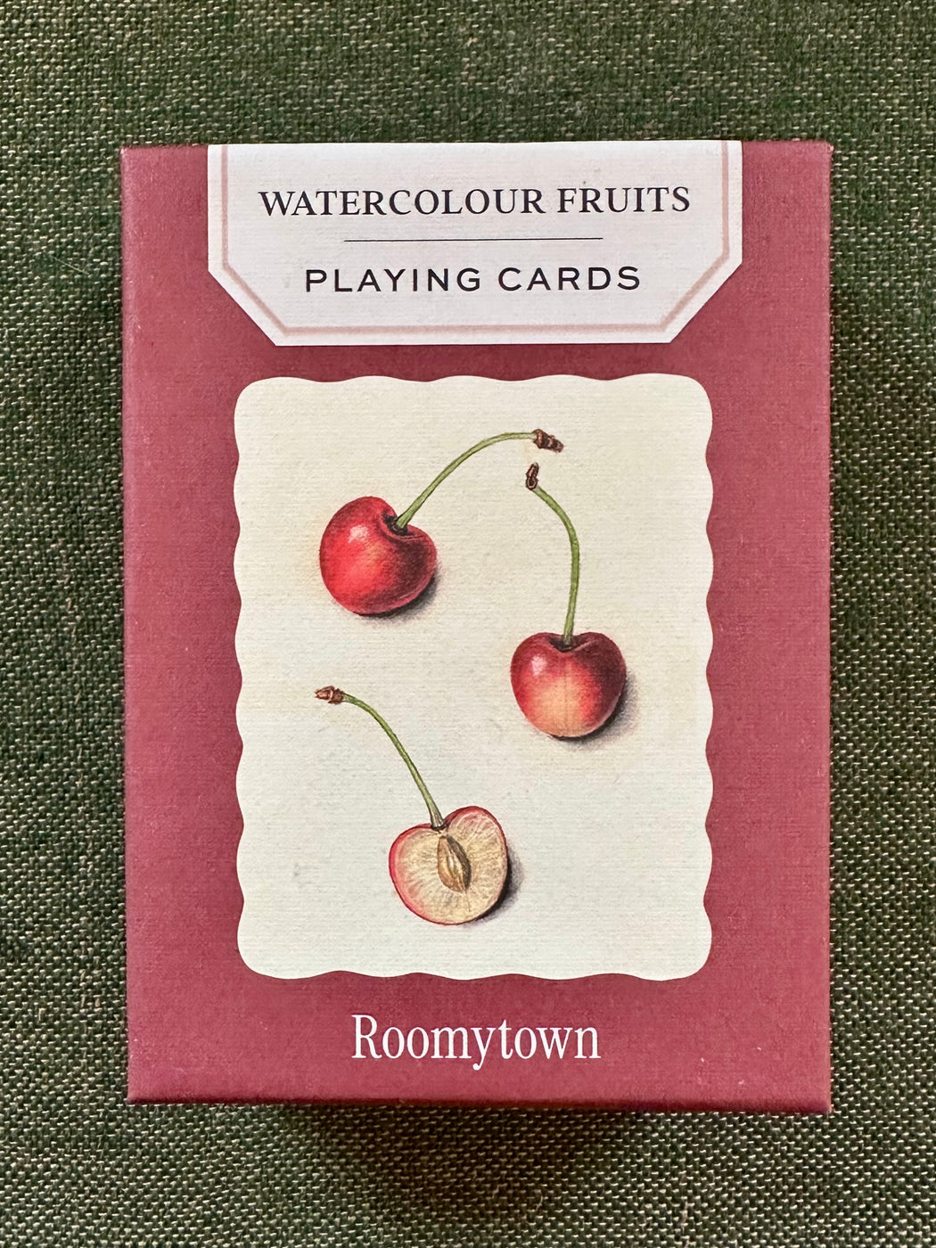 "Watercolour Fruits" Playing Cards