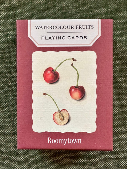 "Watercolour Fruits" Playing Cards