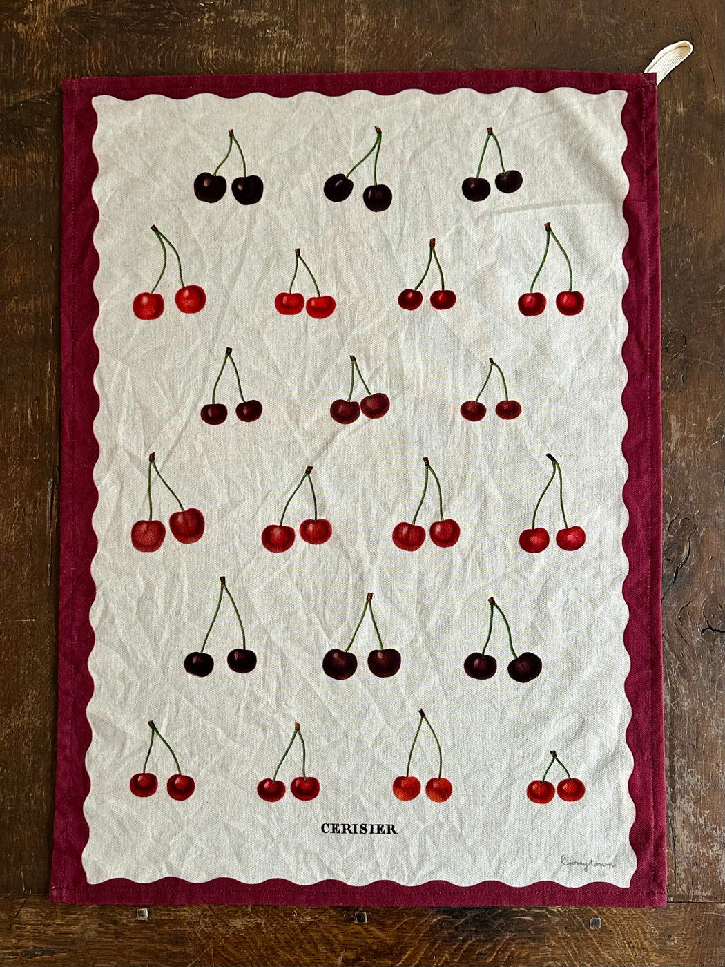 "Cherries" Tea Towel