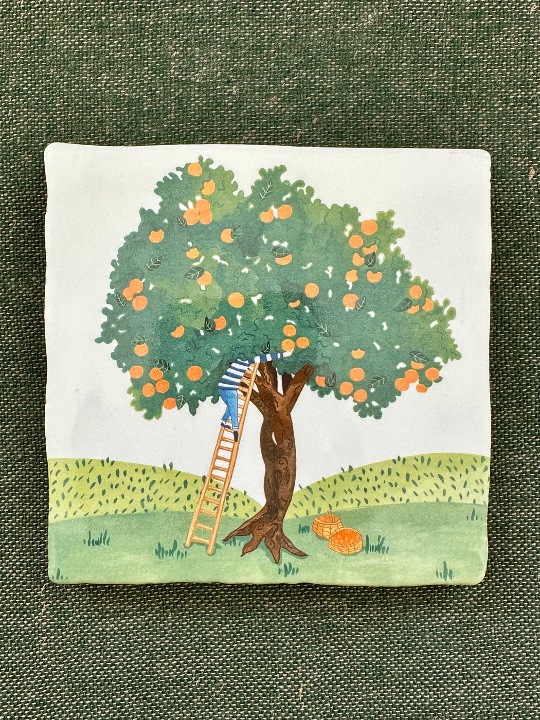 "Picking Fruit" by Rozanne Snabilie