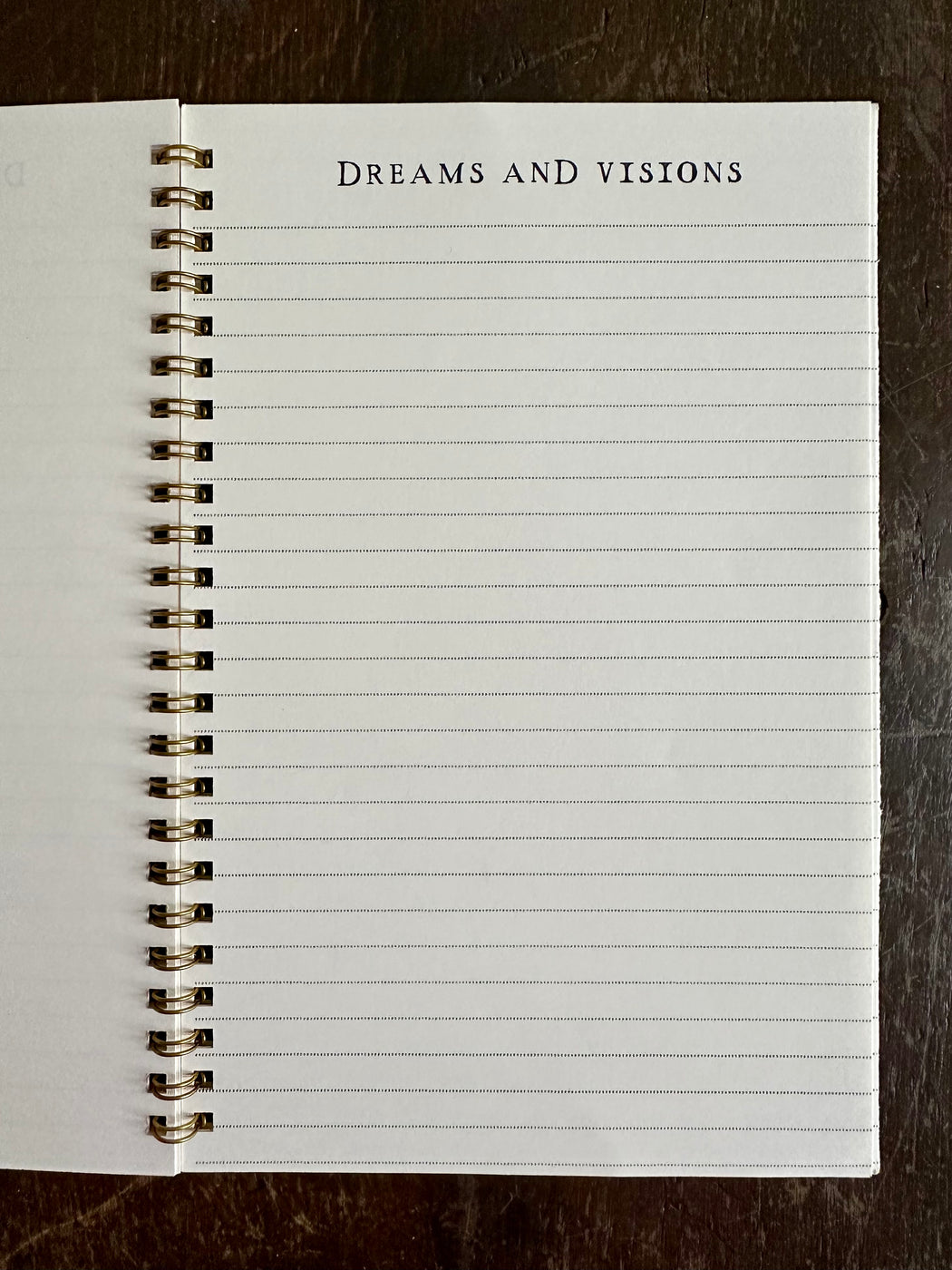"Dream" Notebook