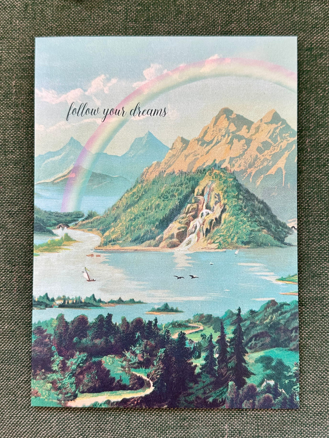 "Follow Your Dreams" Card