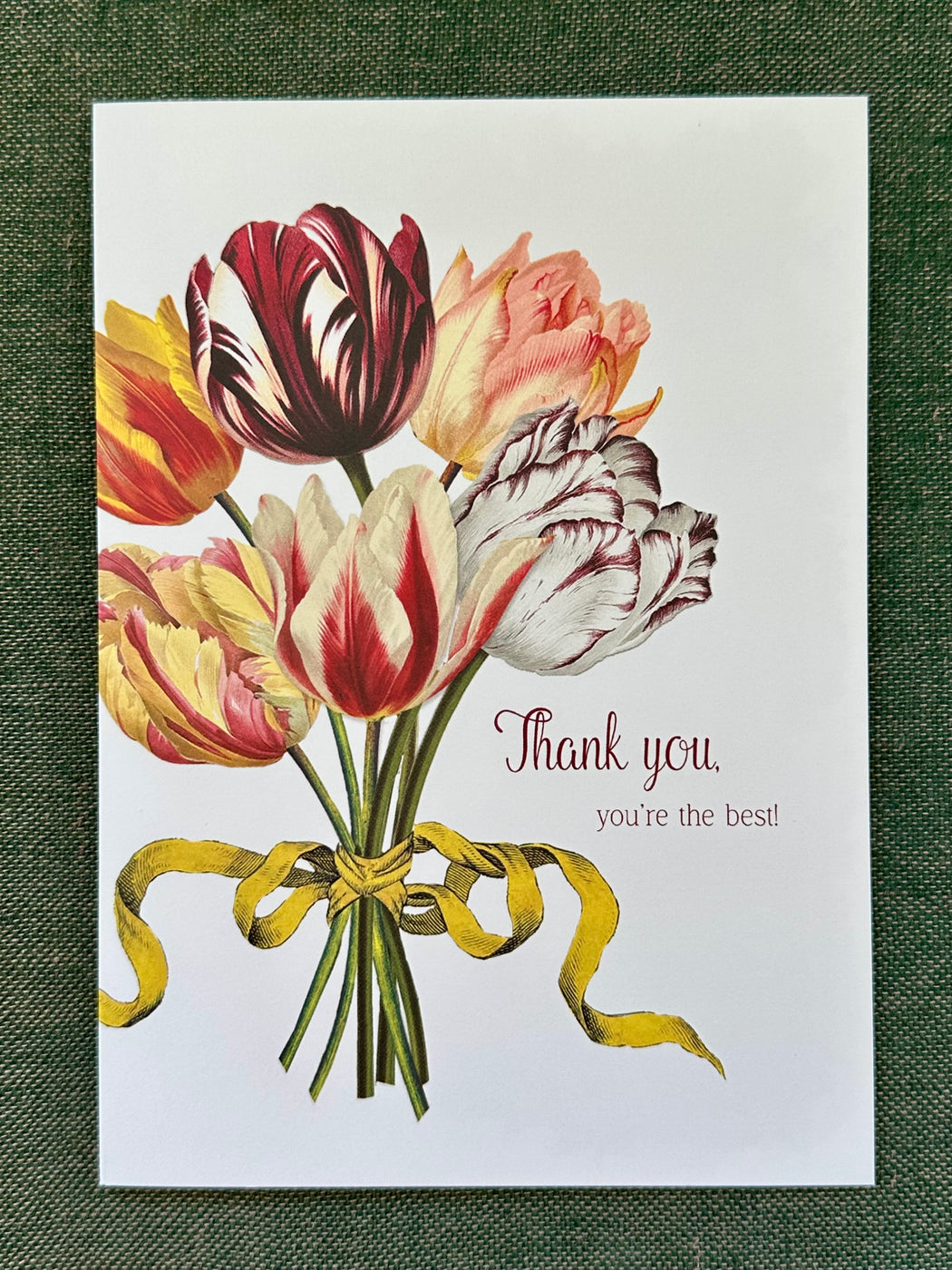 "You're the Best" Thank You Card