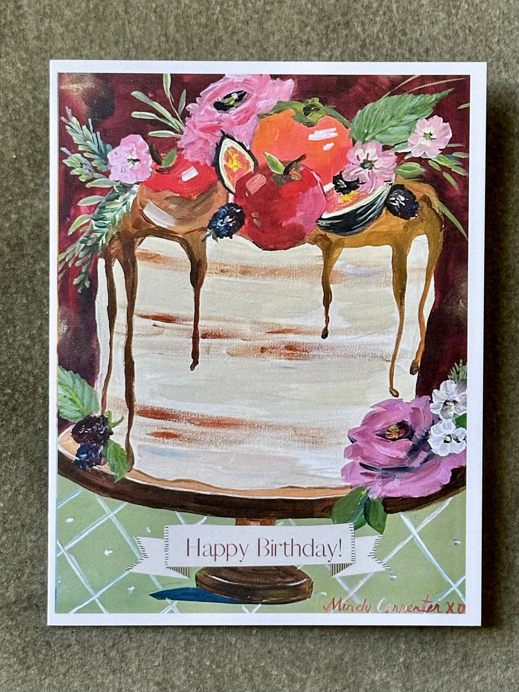 "Caramel Cake" Card by Mindy Carpenter