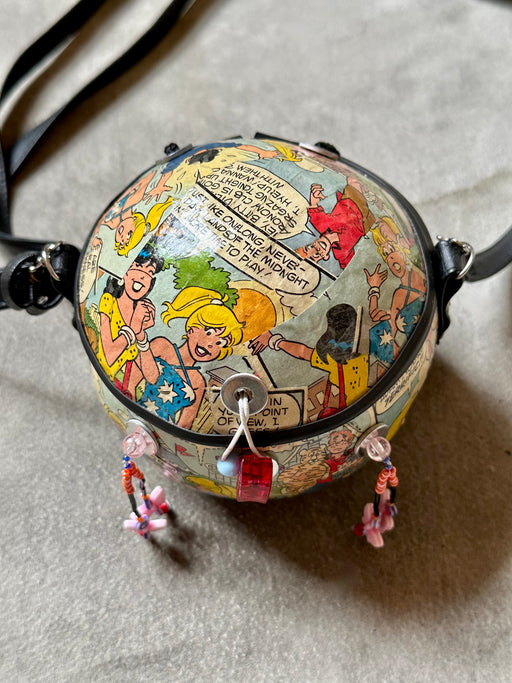 Vintage Paper Mache "Archie" Purse