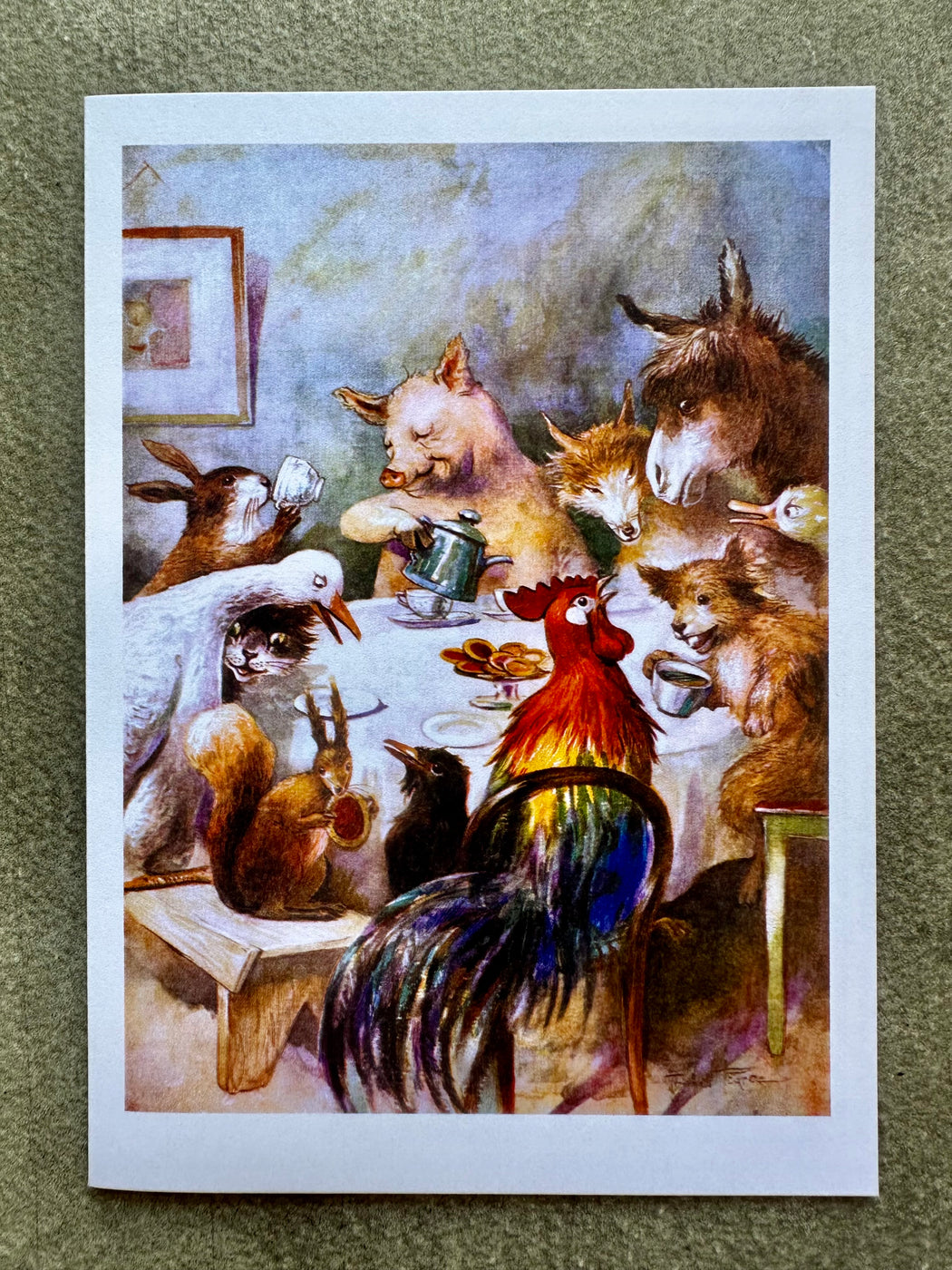 "I Am Wealthy in my Friends" Card