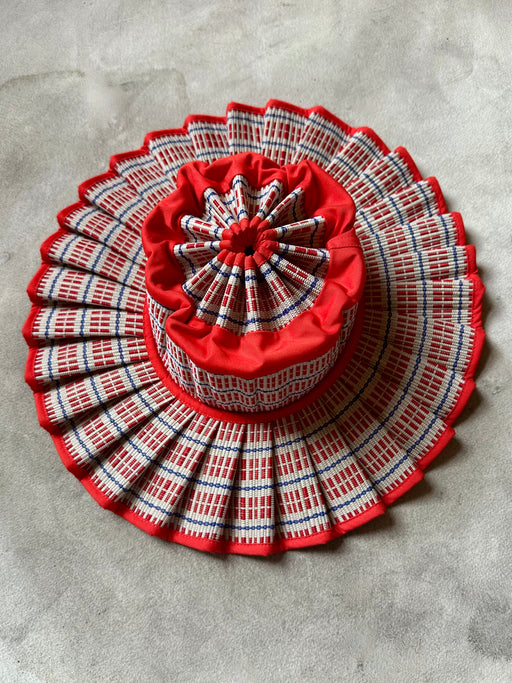 Lorna Murray Folding "Milan" Hat - Red
