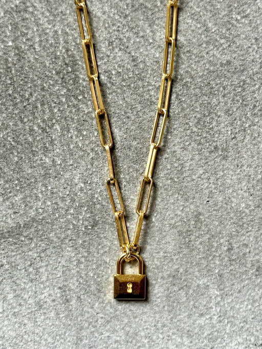 "Lock" Pendant by Catherine Popesco