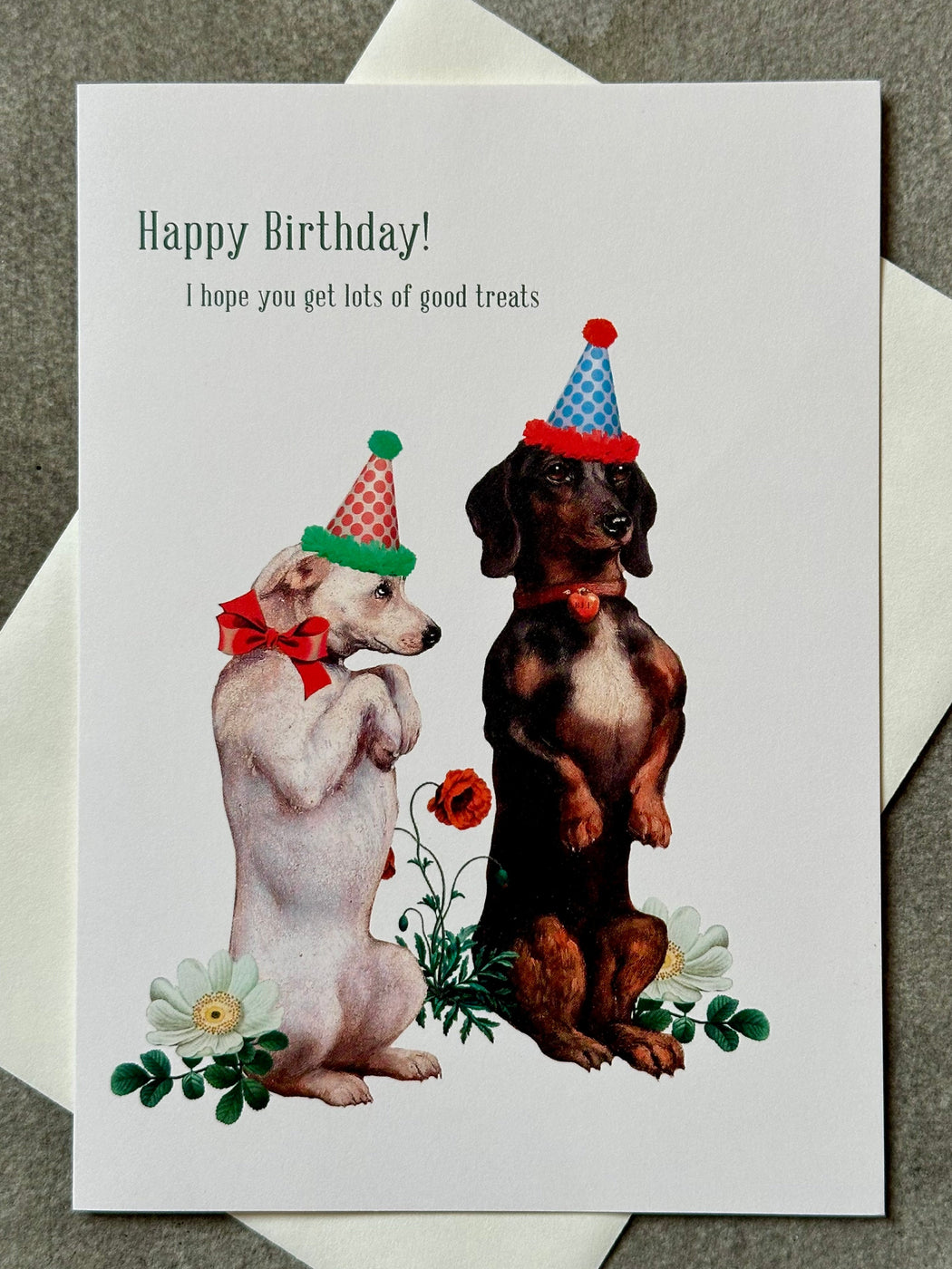 "Dogs in Hats" Birthday Card