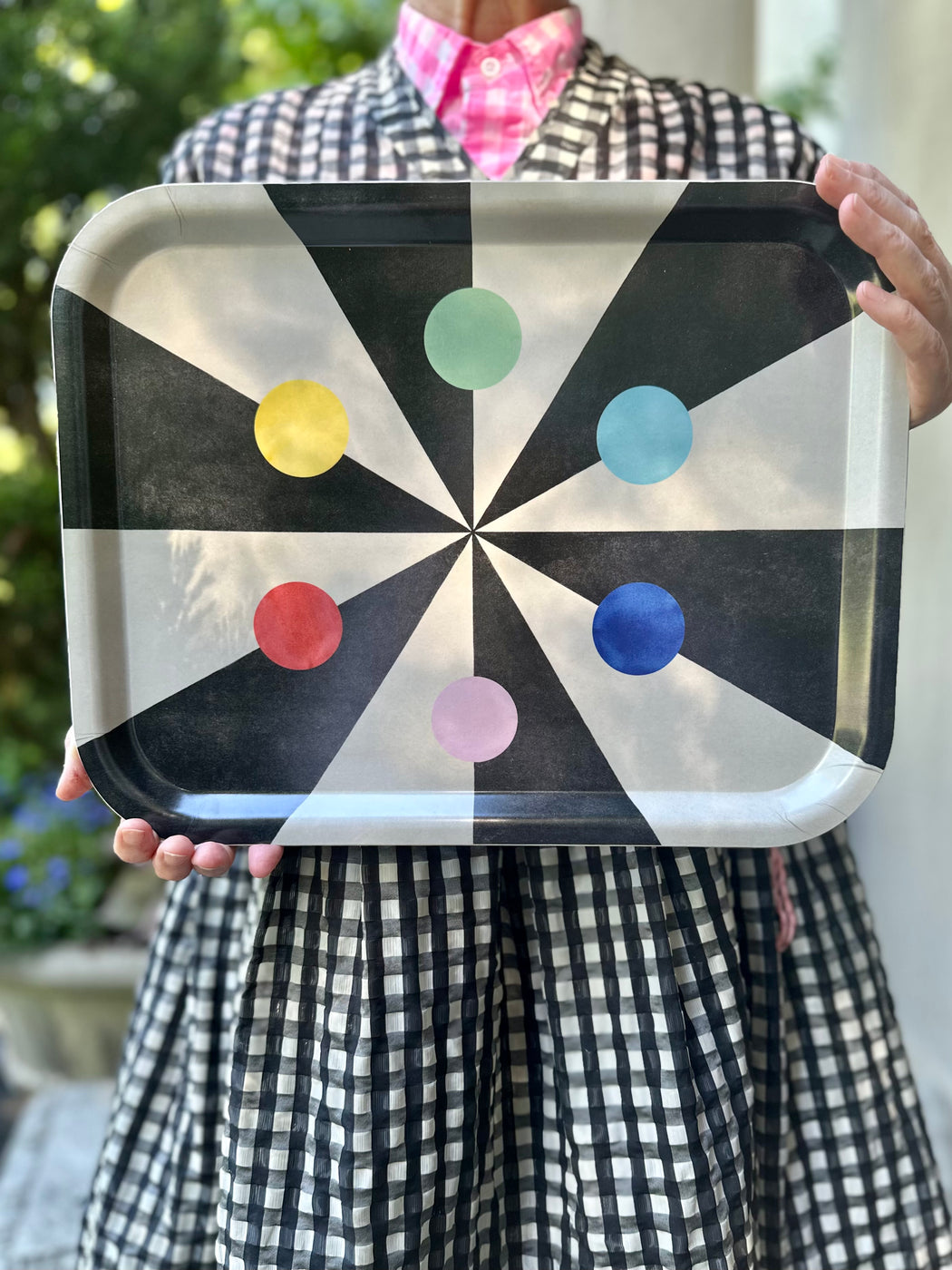 "Benson's Colour Hexagaon" Birchwood Tray