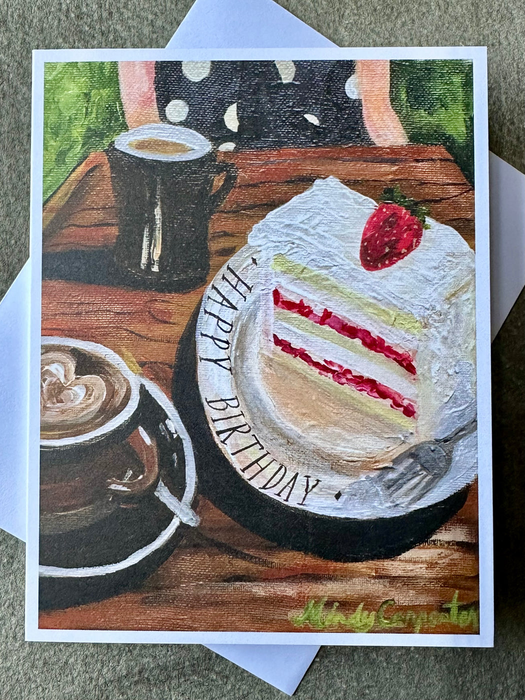 "Happy Birthday Shortcake" Card by Mindy Carpenter