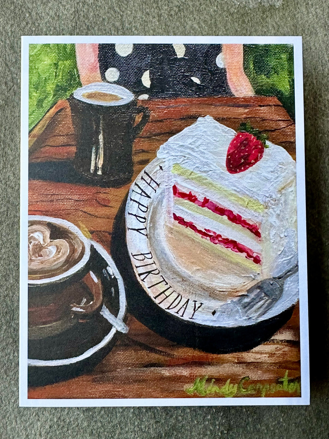 "Happy Birthday Shortcake" Card by Mindy Carpenter