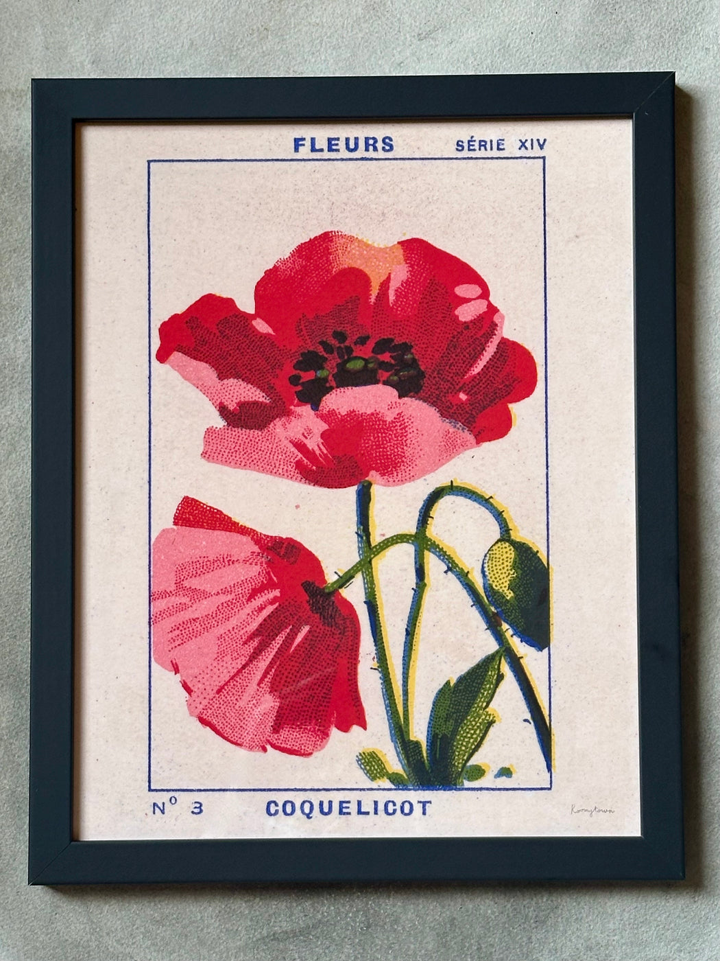 "Poppy" Framed Art Print