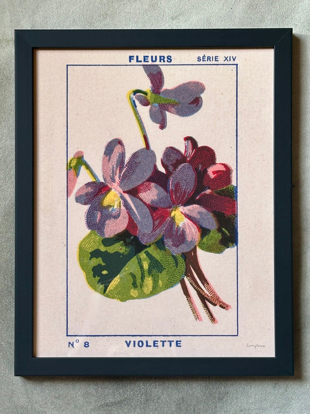 "Violet" Framed Art Print