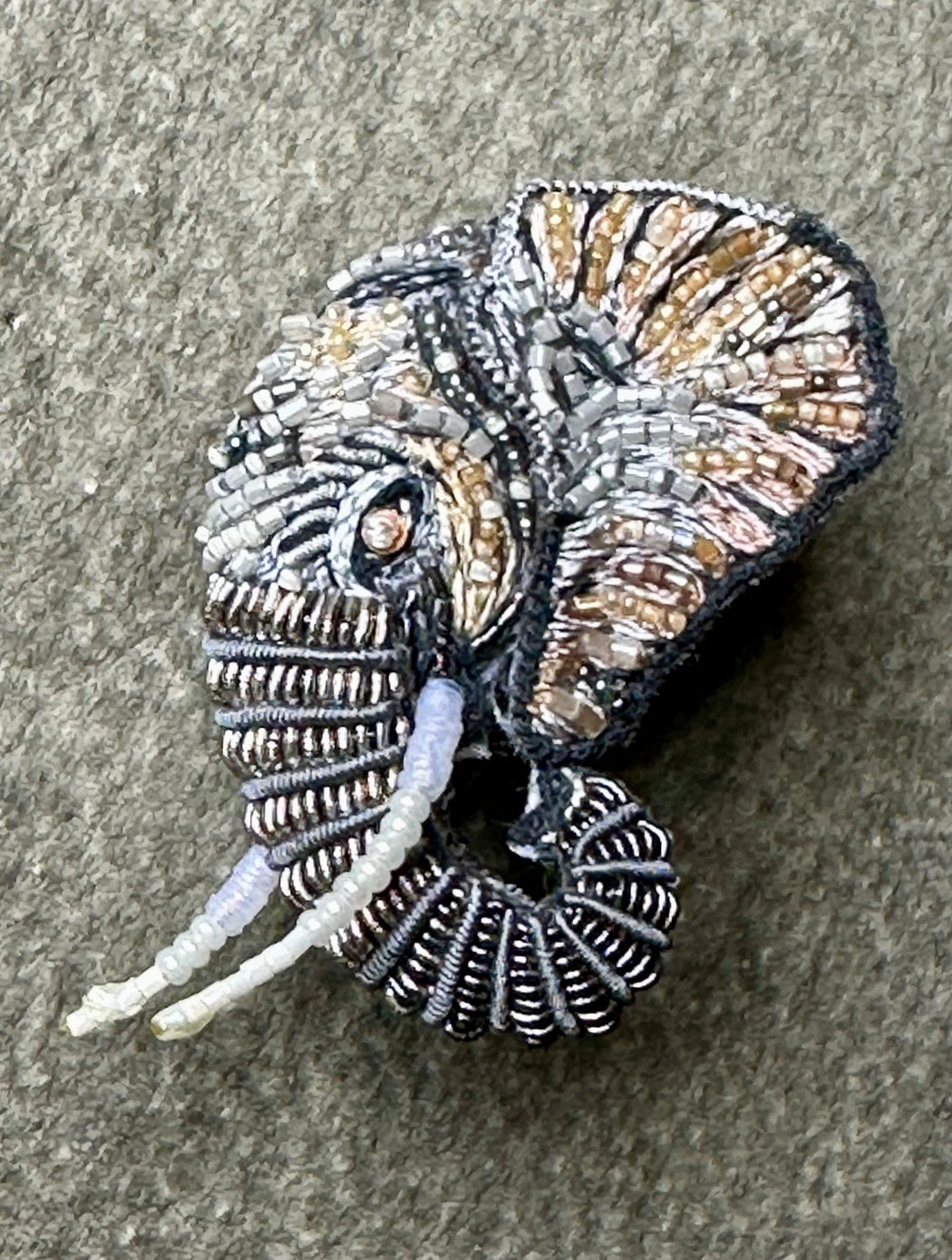 "Elephant" Brooch by Trovelore