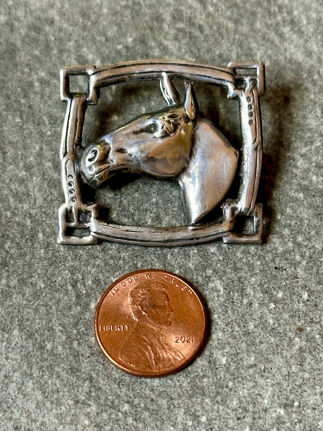 Vintage Sterling Silver "Horse" Pin