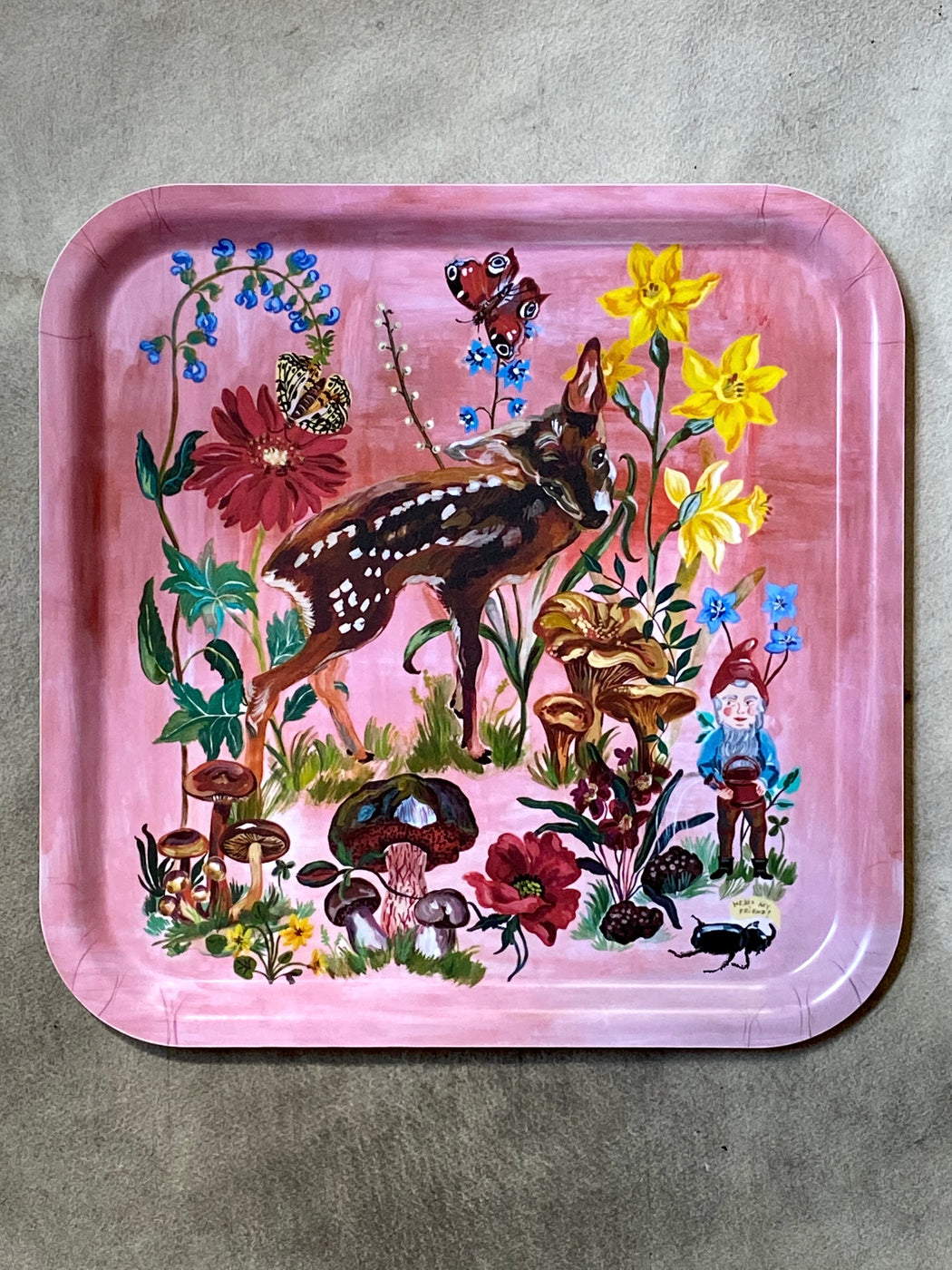 Nathalie Lete "Bambi" Birchwood Tray
