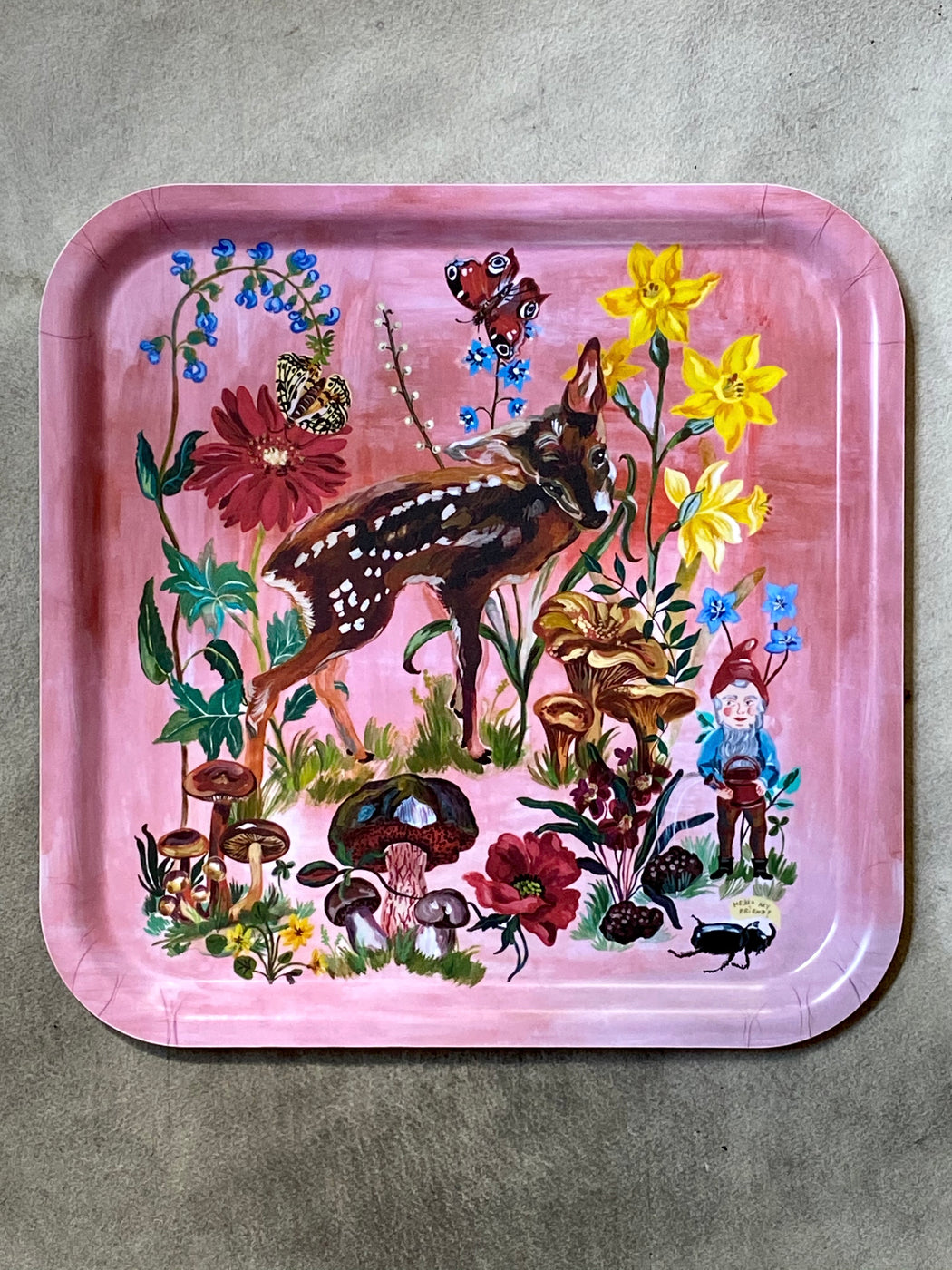 Nathalie Lete "Bambi" Birchwood Tray