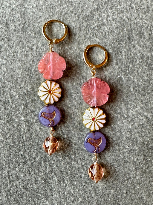 "Meadow" Earrings by Sandrine France
