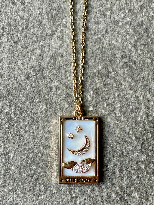 "The Moon" Tarot Card Pendant