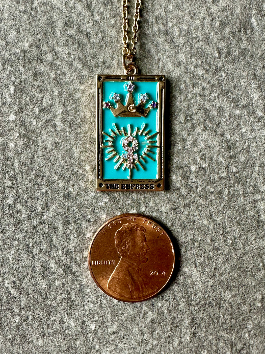 "The Empress" Tarot Card Pendant
