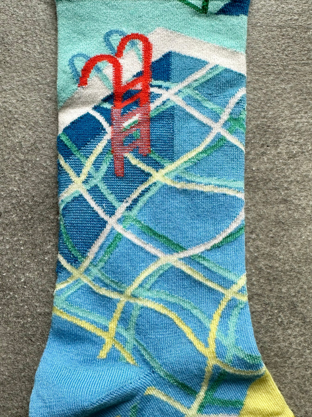 "The Swimming Pool" Socks by Bonne Maison