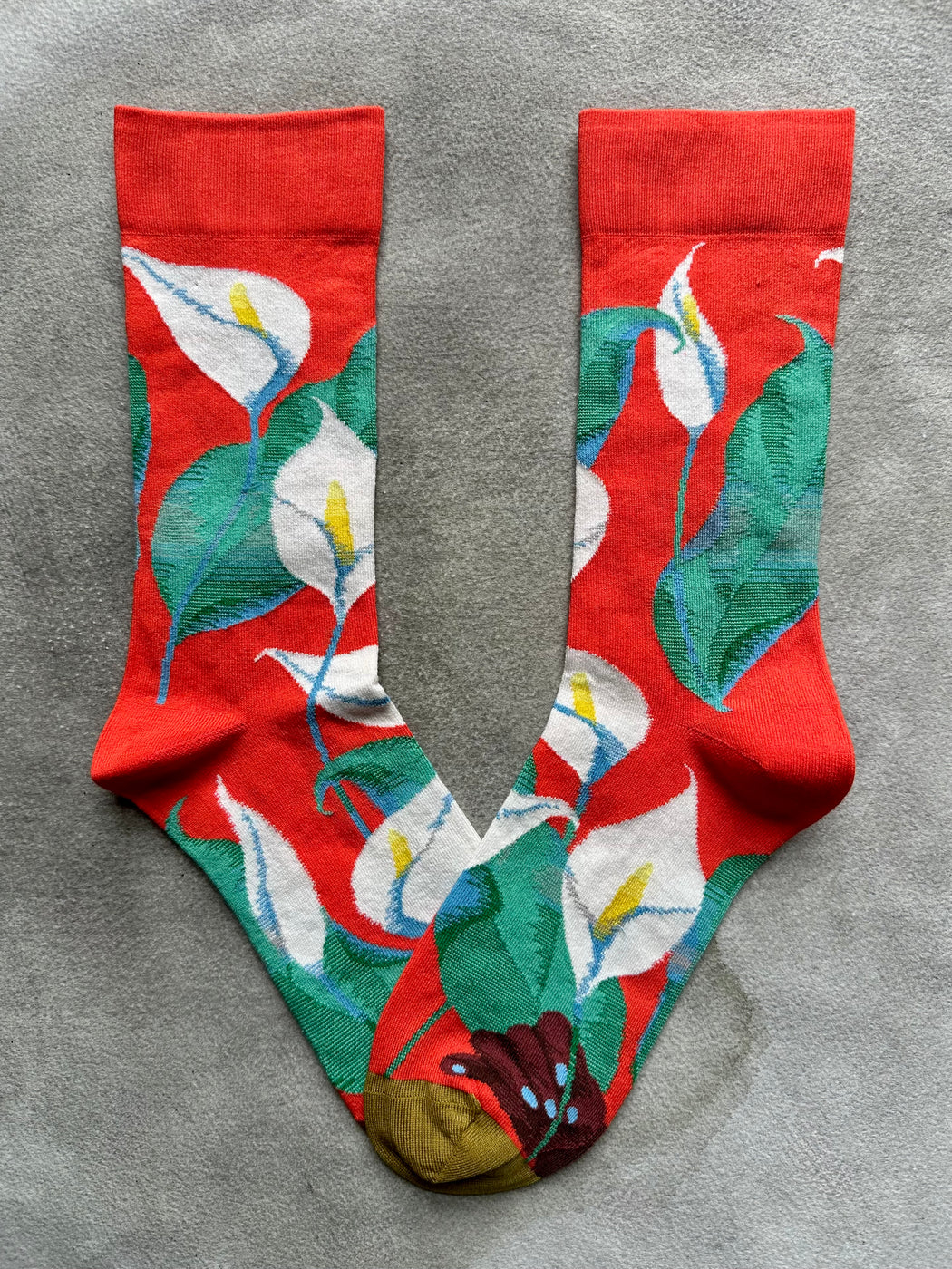 "Calla Lilies" Socks by Bonne Maison
