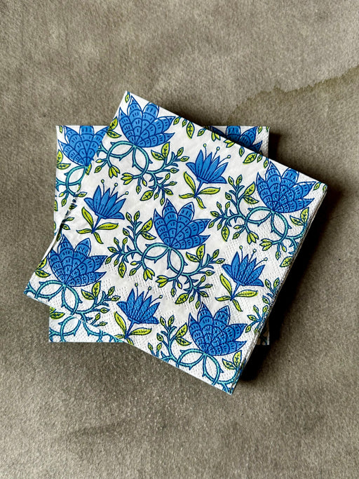 Block Print Cocktail Napkins