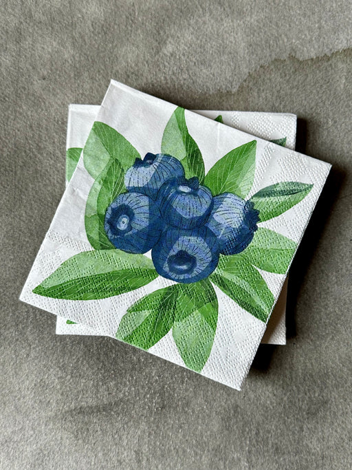 Blueberry Cocktail Napkins