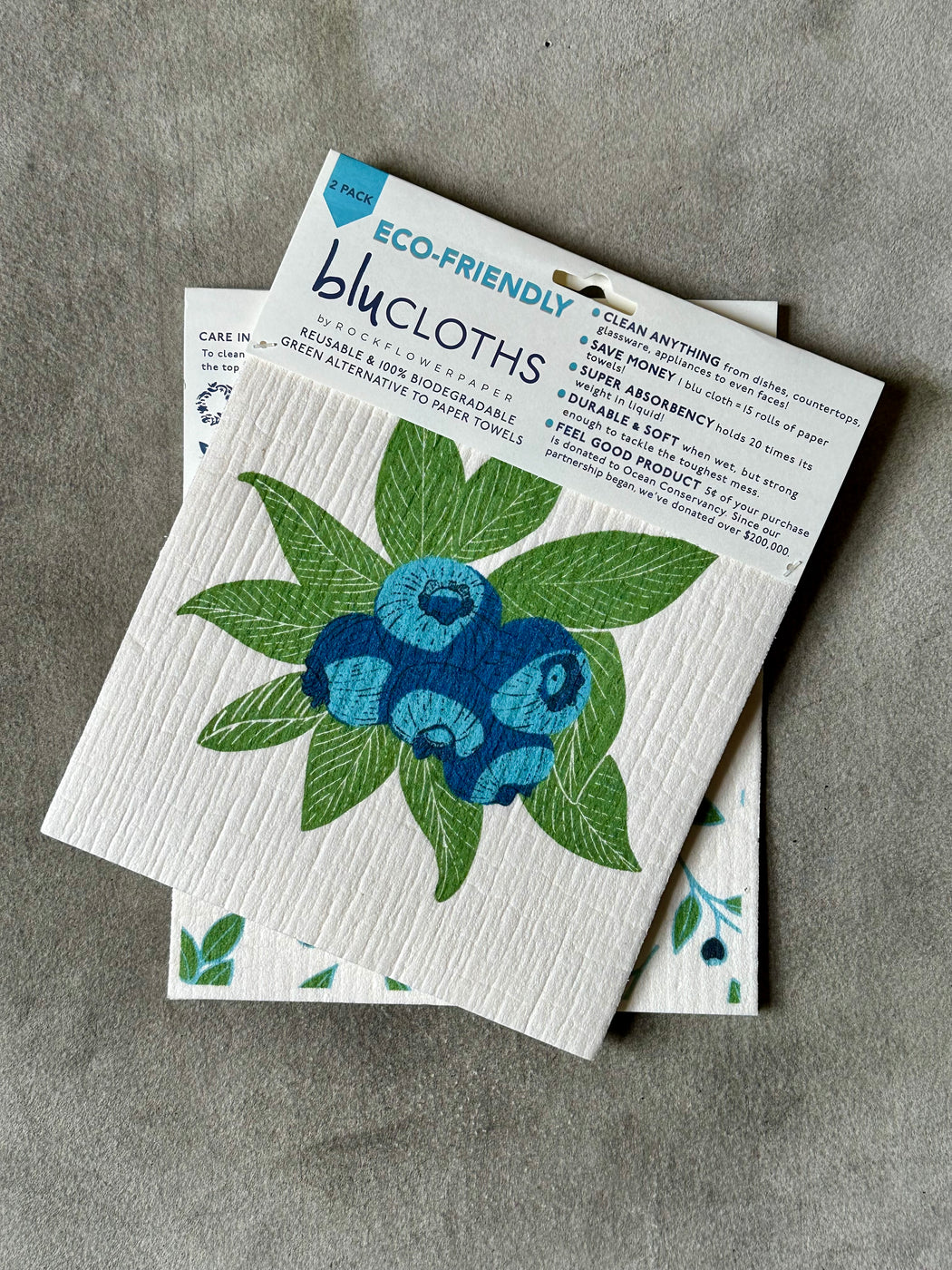 "Blueberry" Sponge Cloths