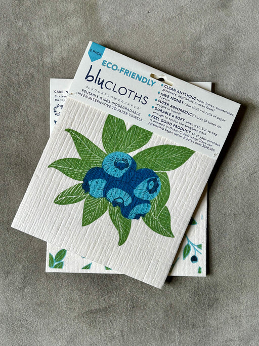 "Blueberry" Sponge Cloths