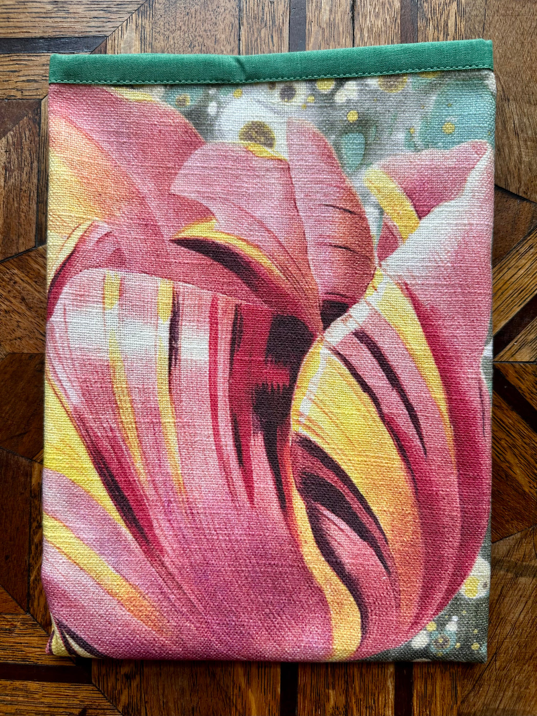 "Tulip" Piped Tea Towel by Thomas Paul