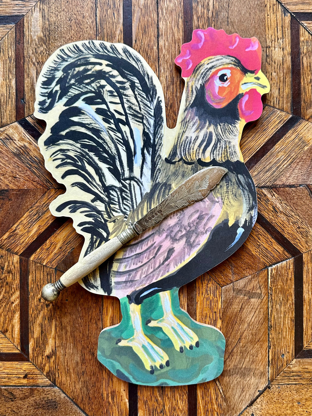 Nathalie Lete "Farmyard Cockerel" Serving Board